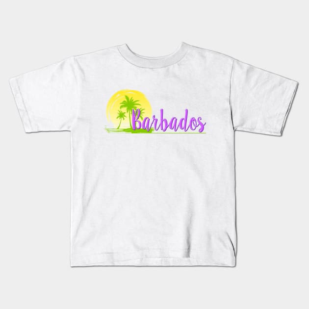 Life's a Beach: Barbados Kids T-Shirt by Naves